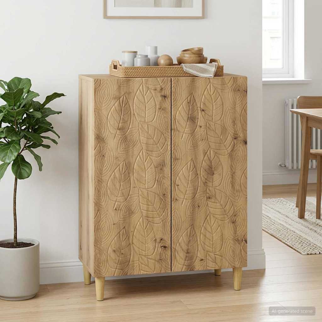 Sideboard Artisan-Eiche 66 x 34,5 x 90 cm Holzwerkstoff