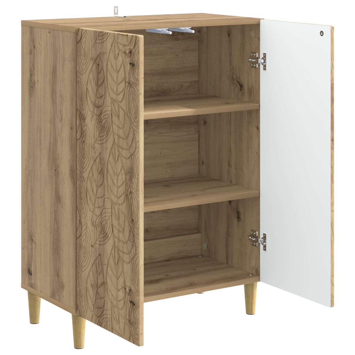 Sideboard Artisan-Eiche 66 x 34,5 x 90 cm Holzwerkstoff