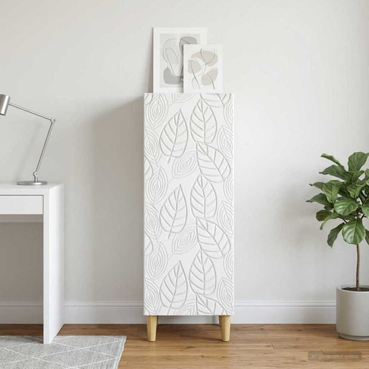Sideboard Weiß 33 x 34,5 x 90 cm Holzwerkstoff