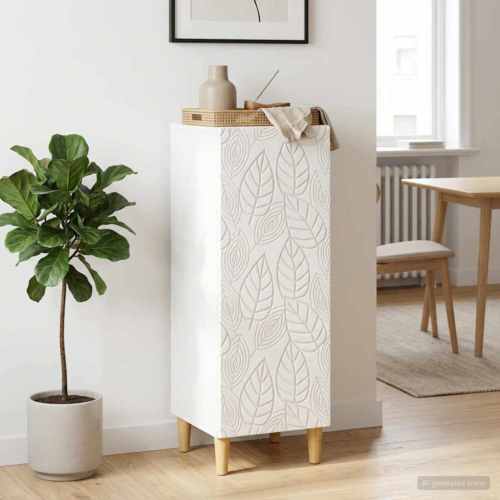 Sideboard Weiß 33 x 34,5 x 90 cm Holzwerkstoff