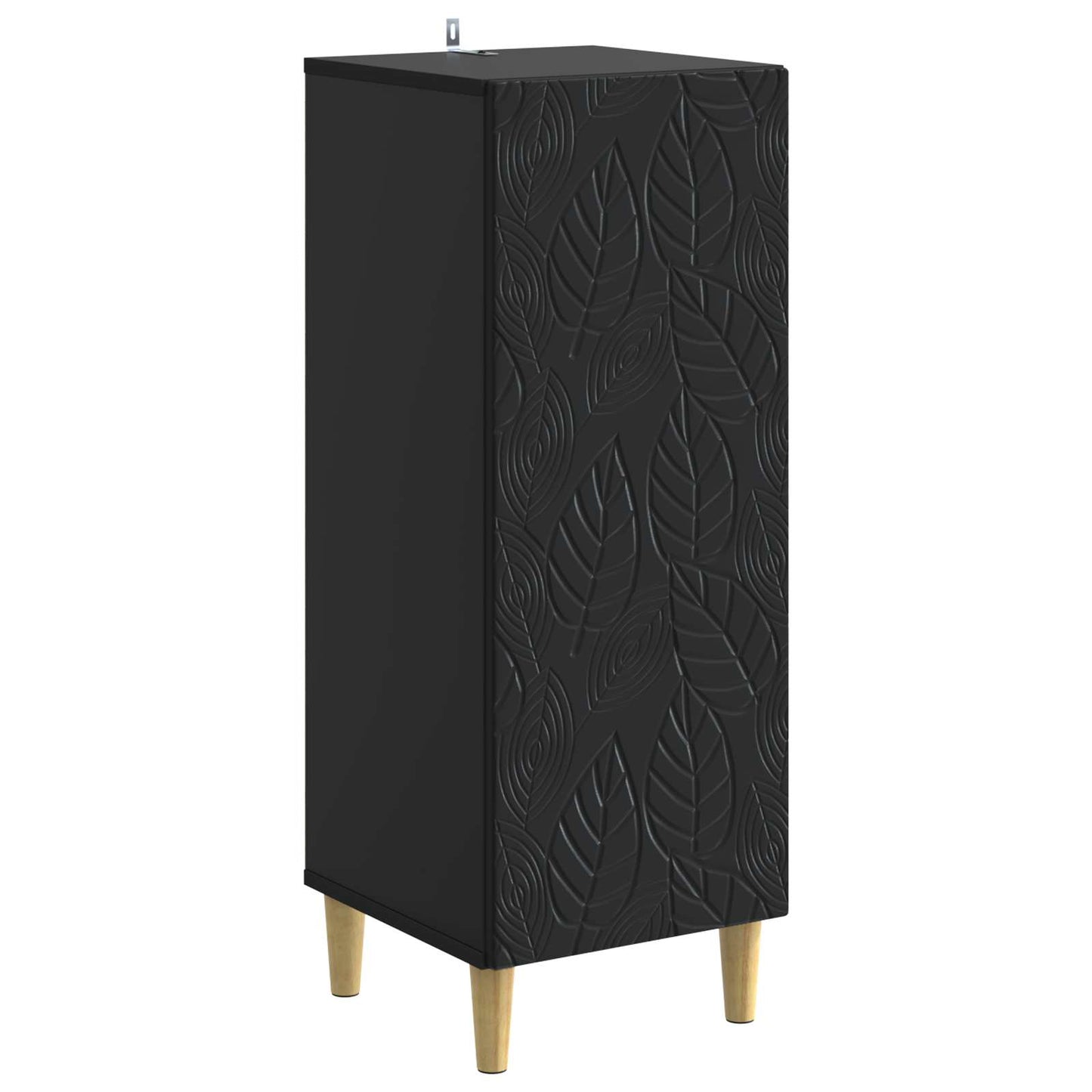 Sideboard Schwarz 33 x 34,5 x 90 cm Holzwerkstoff