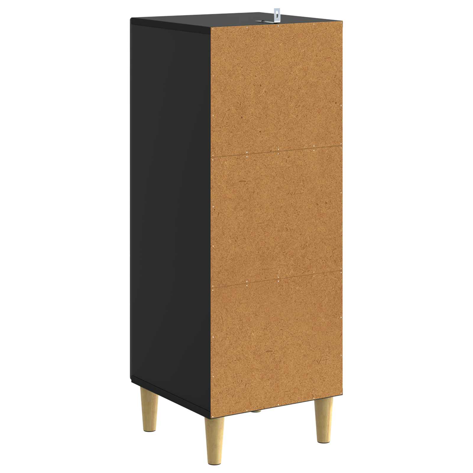 Sideboard Schwarz 33 x 34,5 x 90 cm Holzwerkstoff