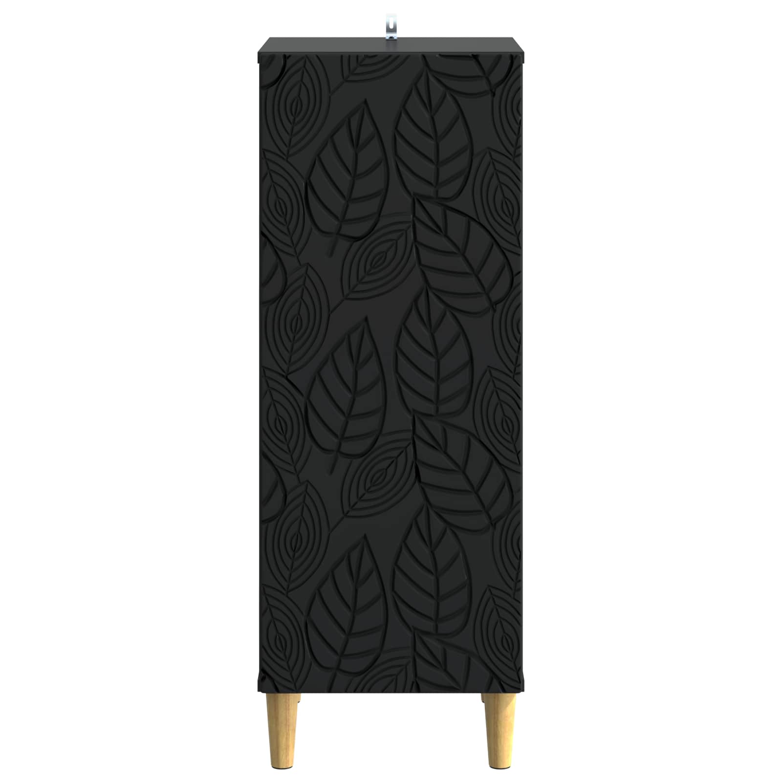 Sideboard Schwarz 33 x 34,5 x 90 cm Holzwerkstoff