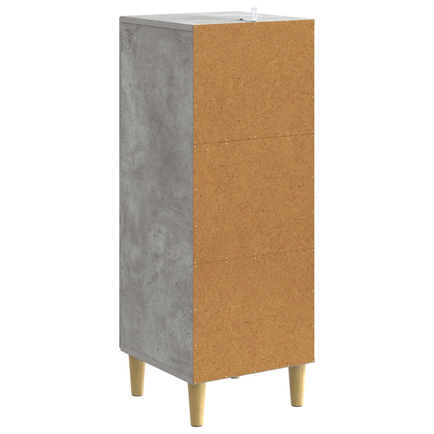 Sideboard Betongrau 33 x 34,5 x 90 cm Holzwerkstoff