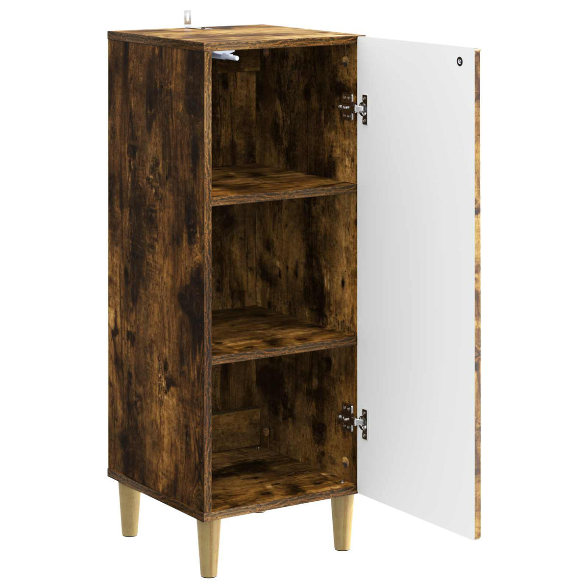 Sideboard Geräucherte Eiche 33 x 34,5 x 90 cm Holzwerkstoff