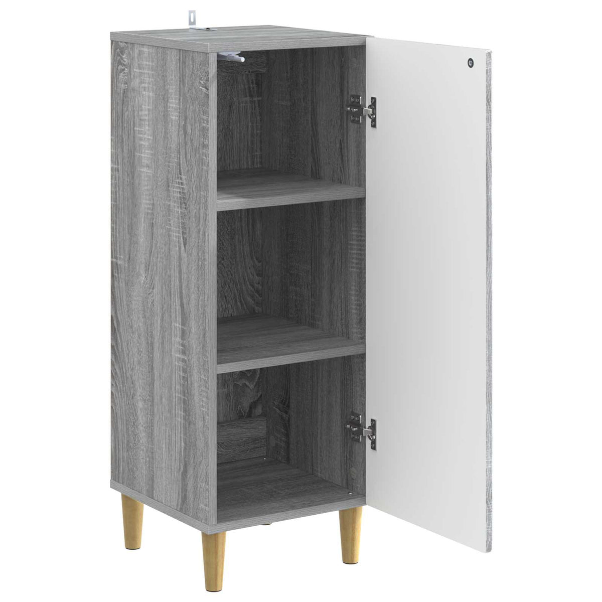 Sideboard Grau Sonoma 33 x 34,5 x 90 cm Holzwerkstoff