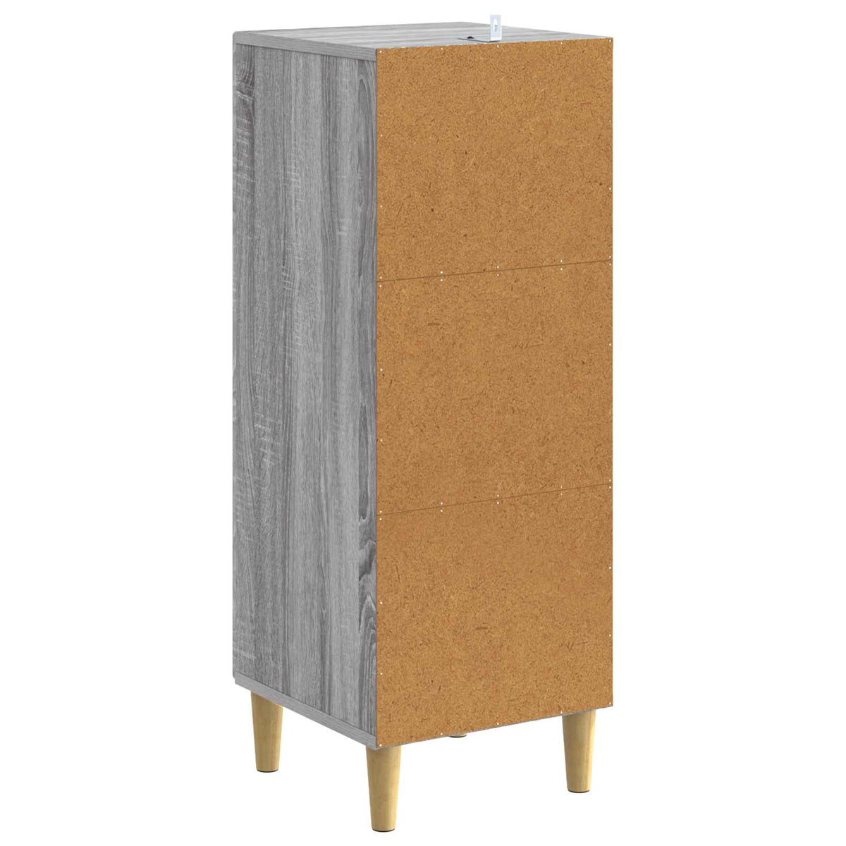Sideboard Grau Sonoma 33 x 34,5 x 90 cm Holzwerkstoff
