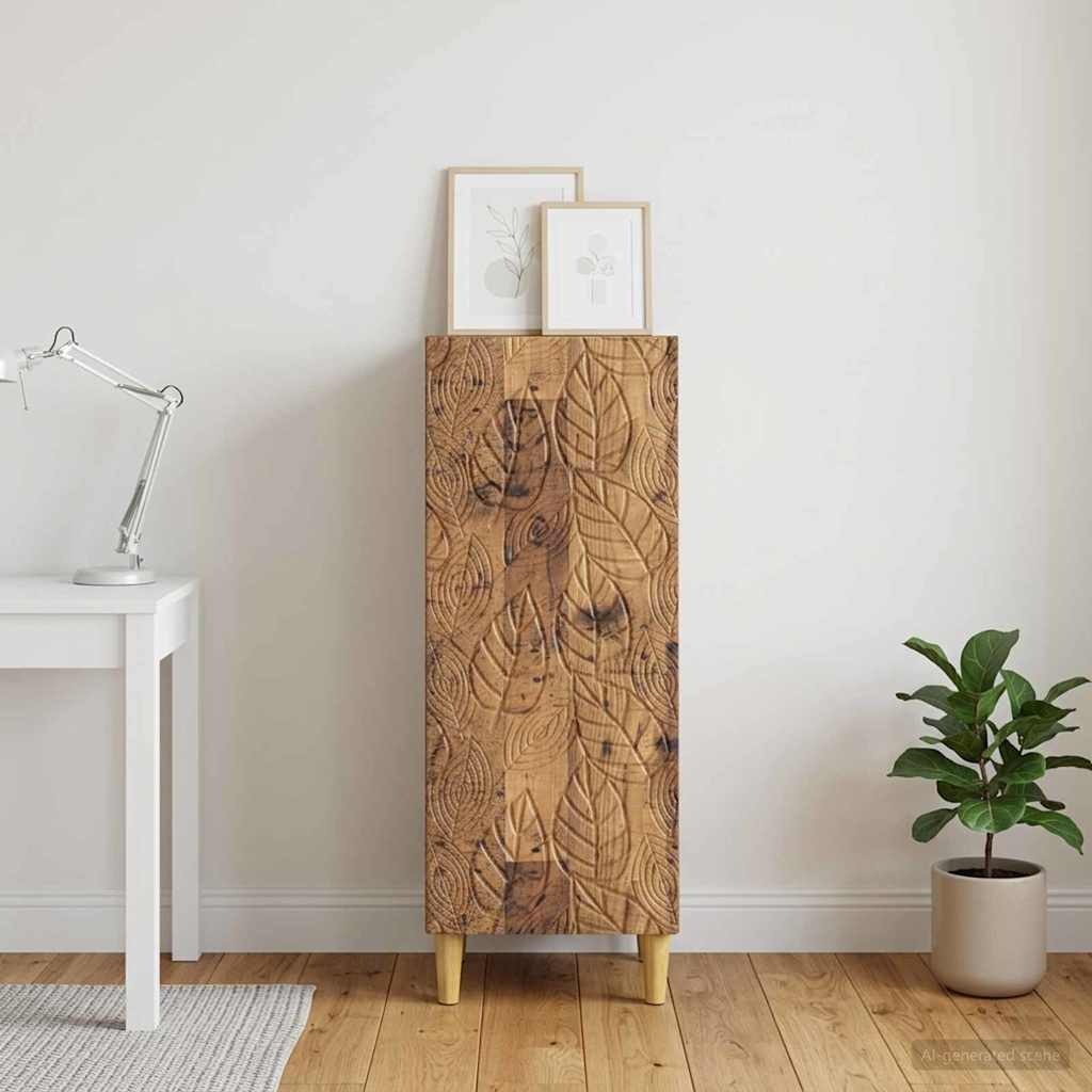 Sideboard Altholz 33 x 34,5 x 90 cm Holzwerkstoff