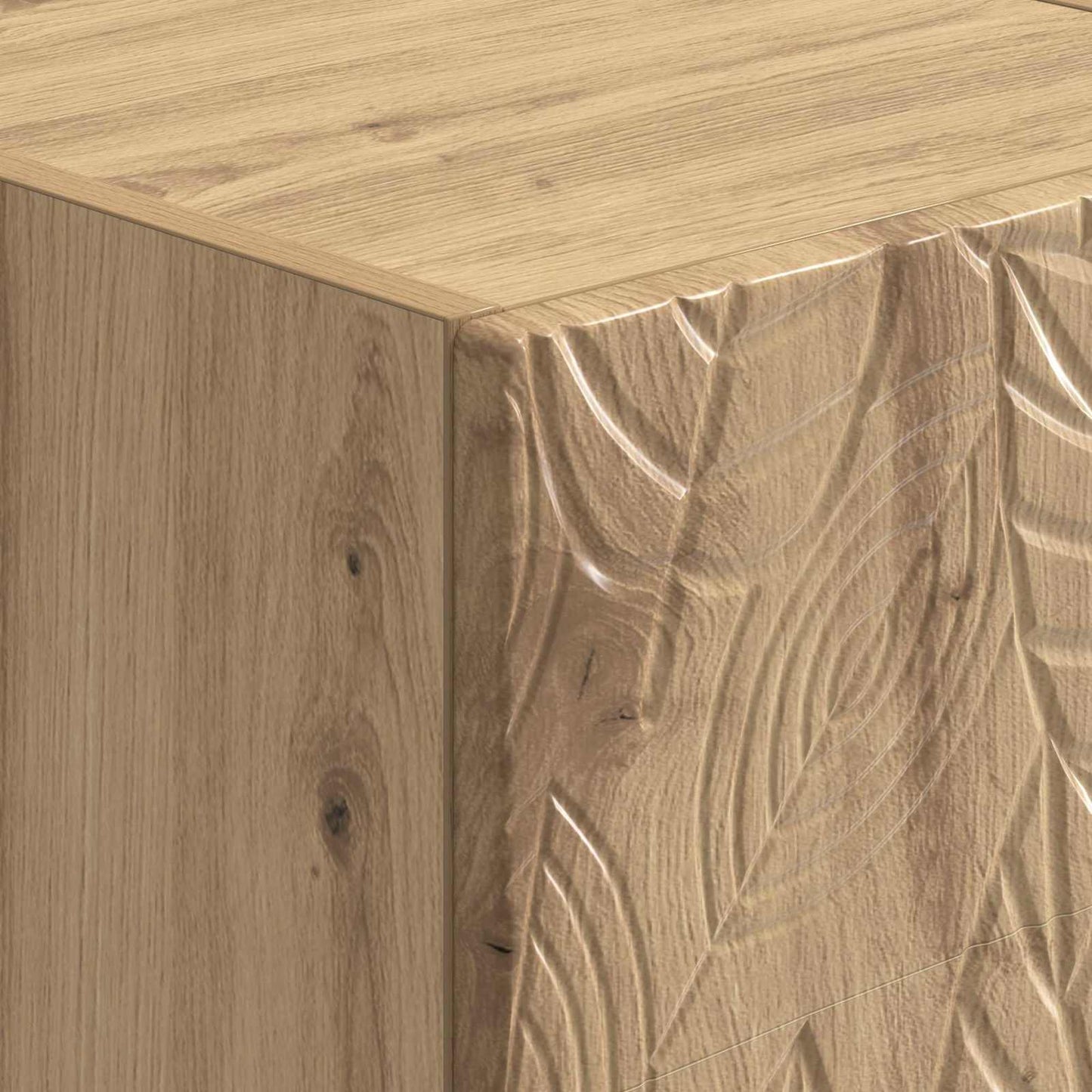 Sideboard Artisan-Eiche 33 x 34,5 x 90 cm Holzwerkstoff