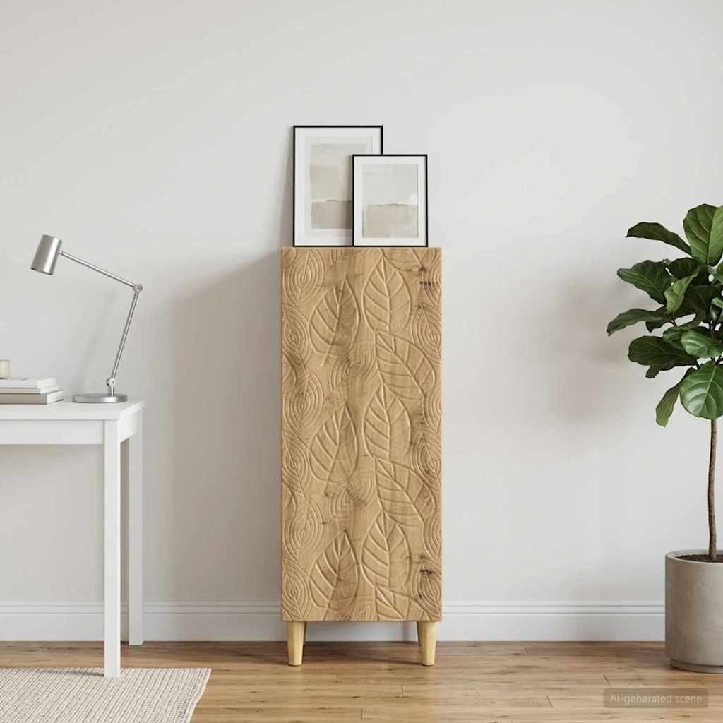 Sideboard Artisan-Eiche 33 x 34,5 x 90 cm Holzwerkstoff