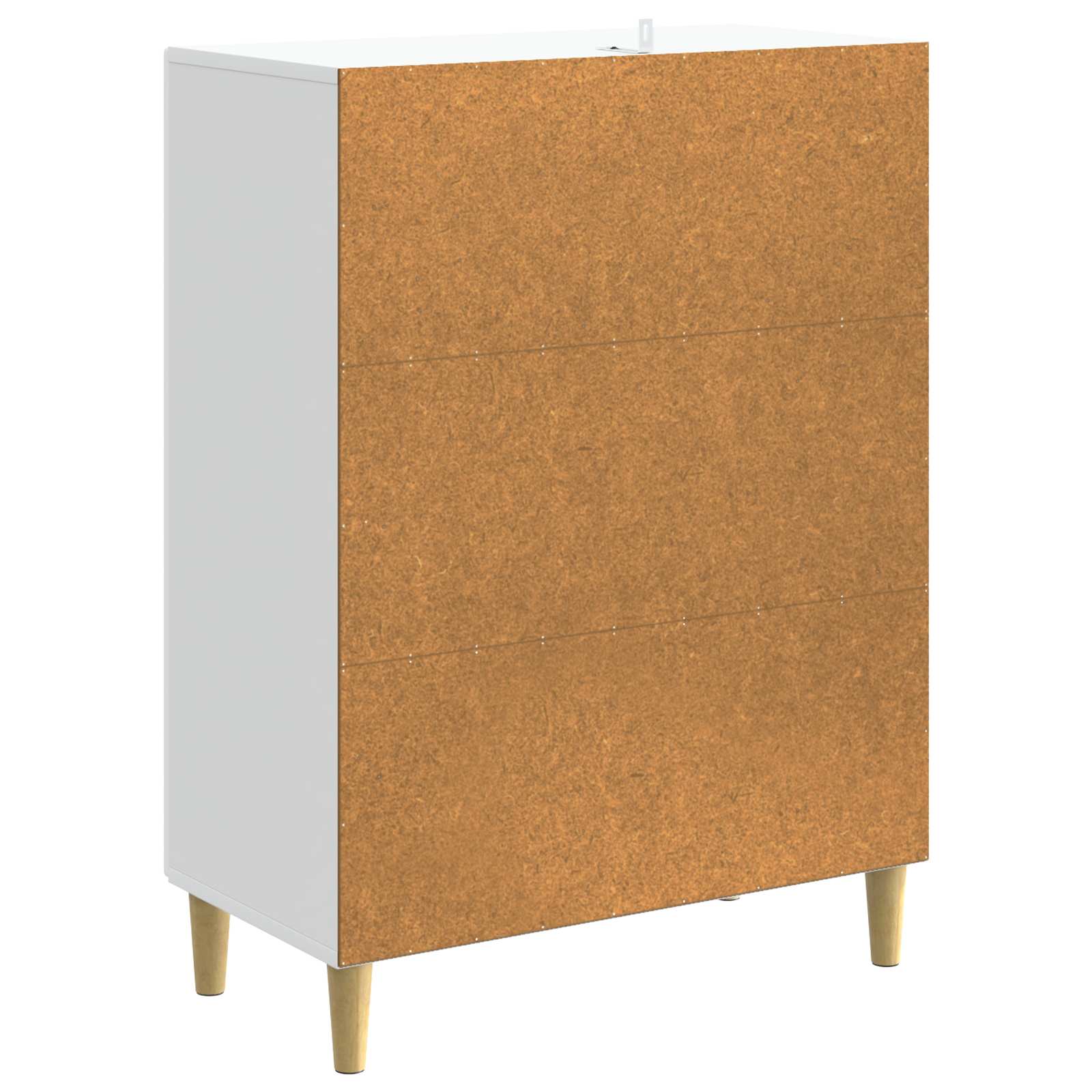 Schubladenschrank Weiß 66 x 34,5 x 90 cm Holzwerkstoff