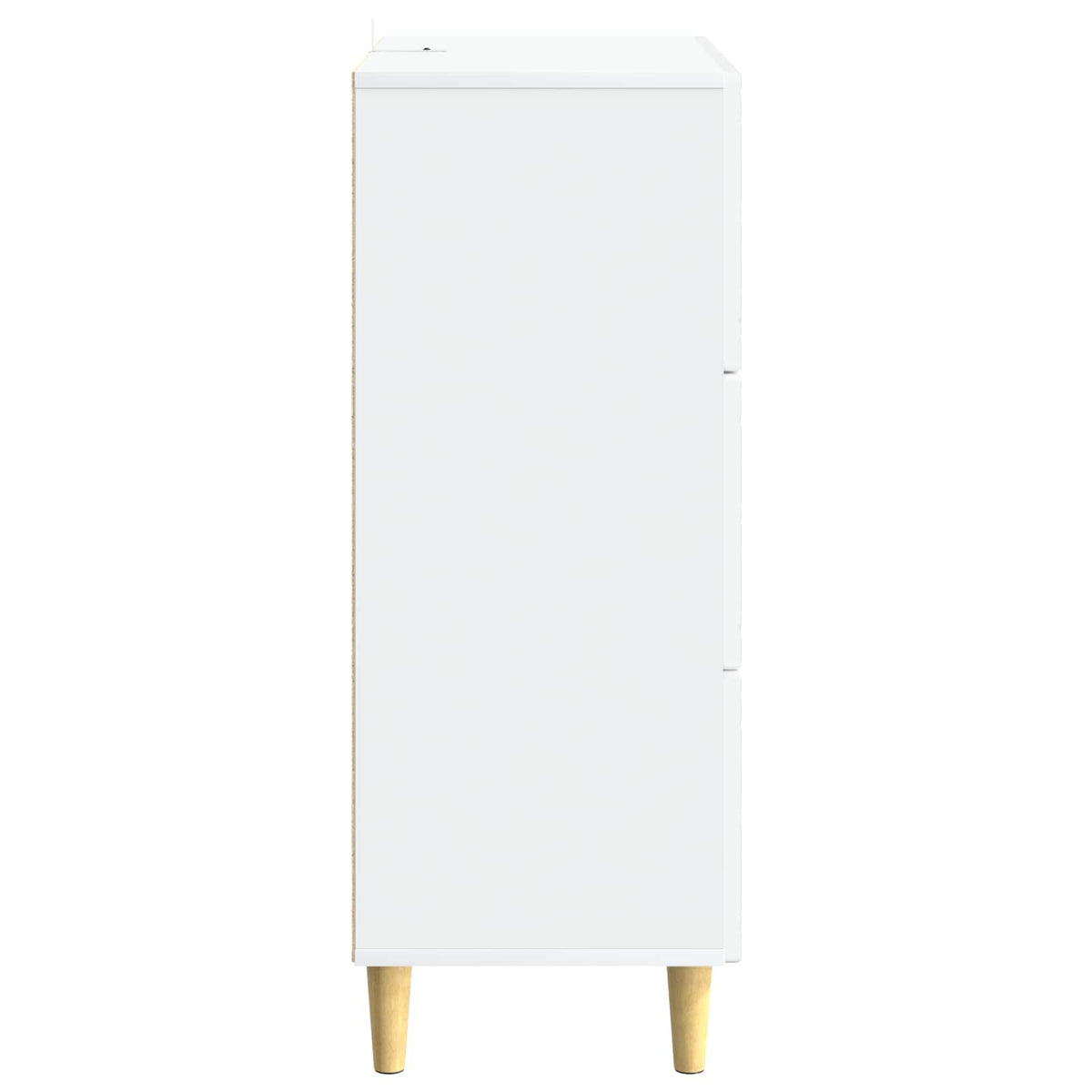 Schubladenschrank Weiß 66 x 34,5 x 90 cm Holzwerkstoff