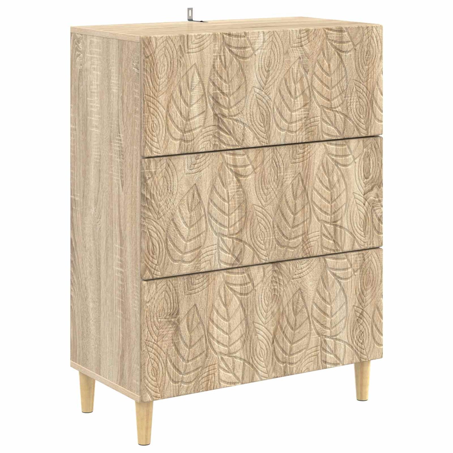 Schubladenschrank Sonoma-Eiche 66 x 34,5 x 90 cm Holzwerkstoff