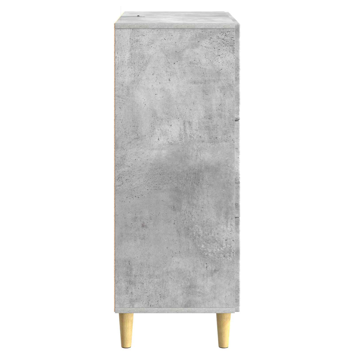 Schubladenschrank Betongrau 66 x 34,5 x 90 cm Holzwerkstoff