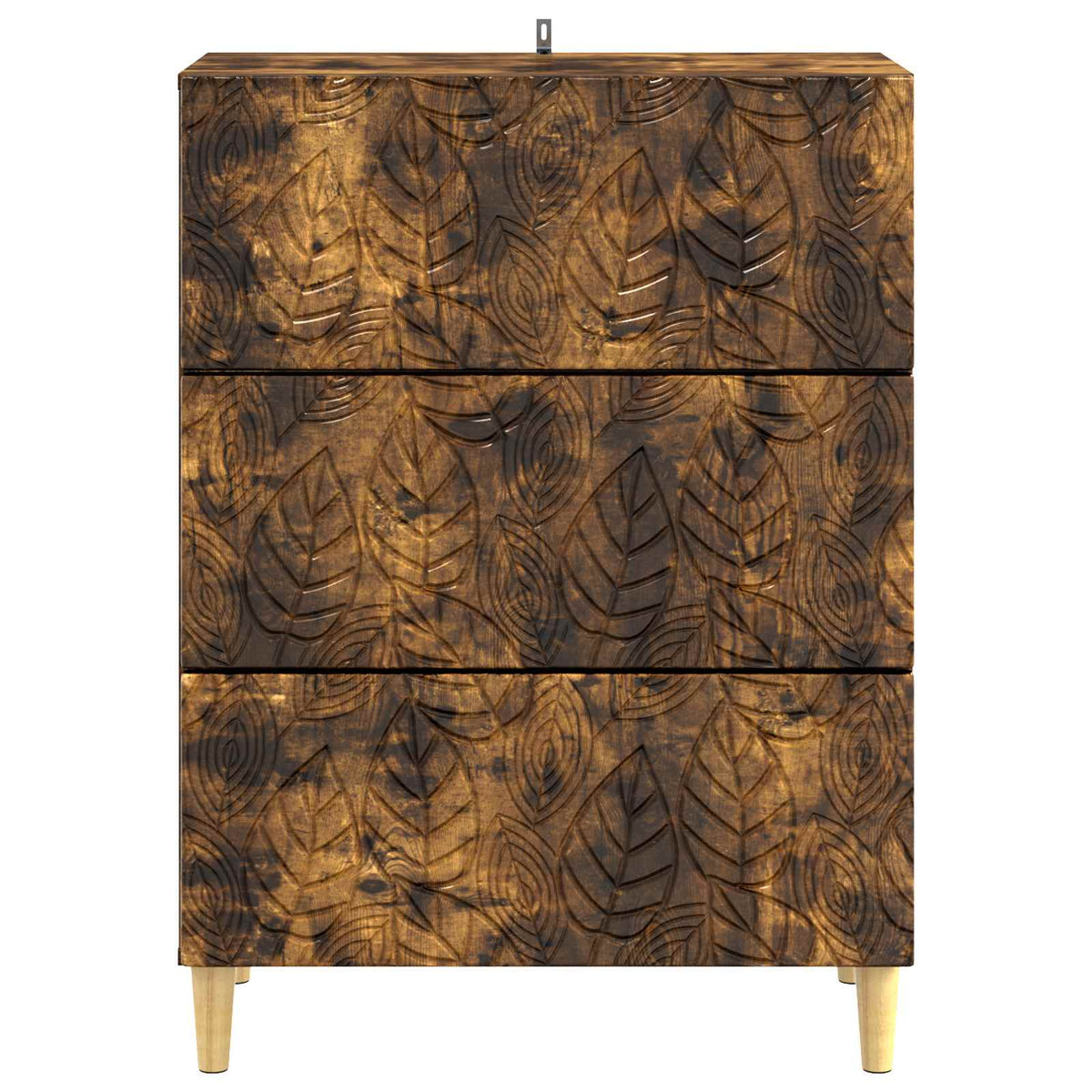 Schubladenschrank Geräucherte Eiche 66 x 34,5 x 90 cm