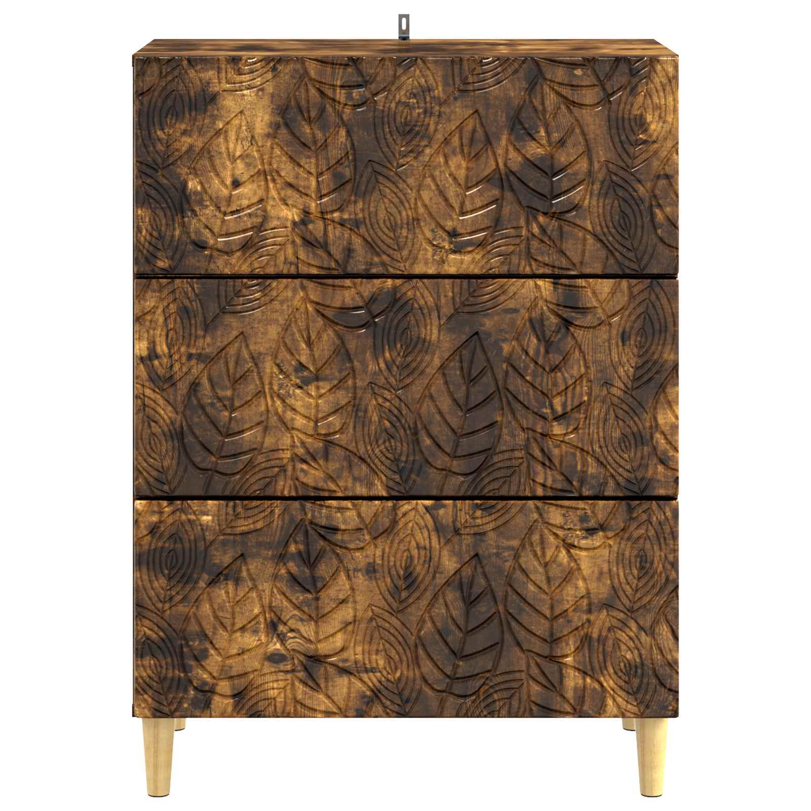 Schubladenschrank Geräucherte Eiche 66 x 34,5 x 90 cm