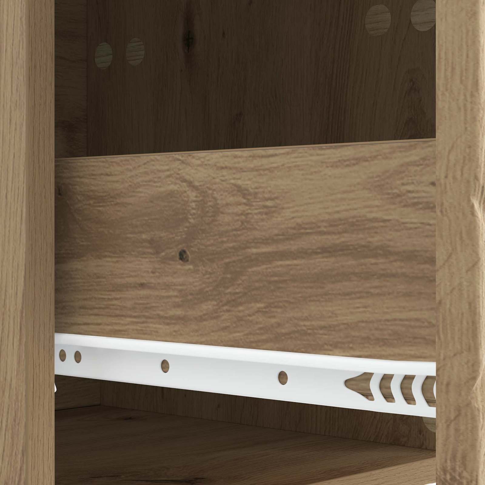 Schubladenschrank 66 x 34,5 x 90 cm Holzwerkstoff Artisan-Eiche