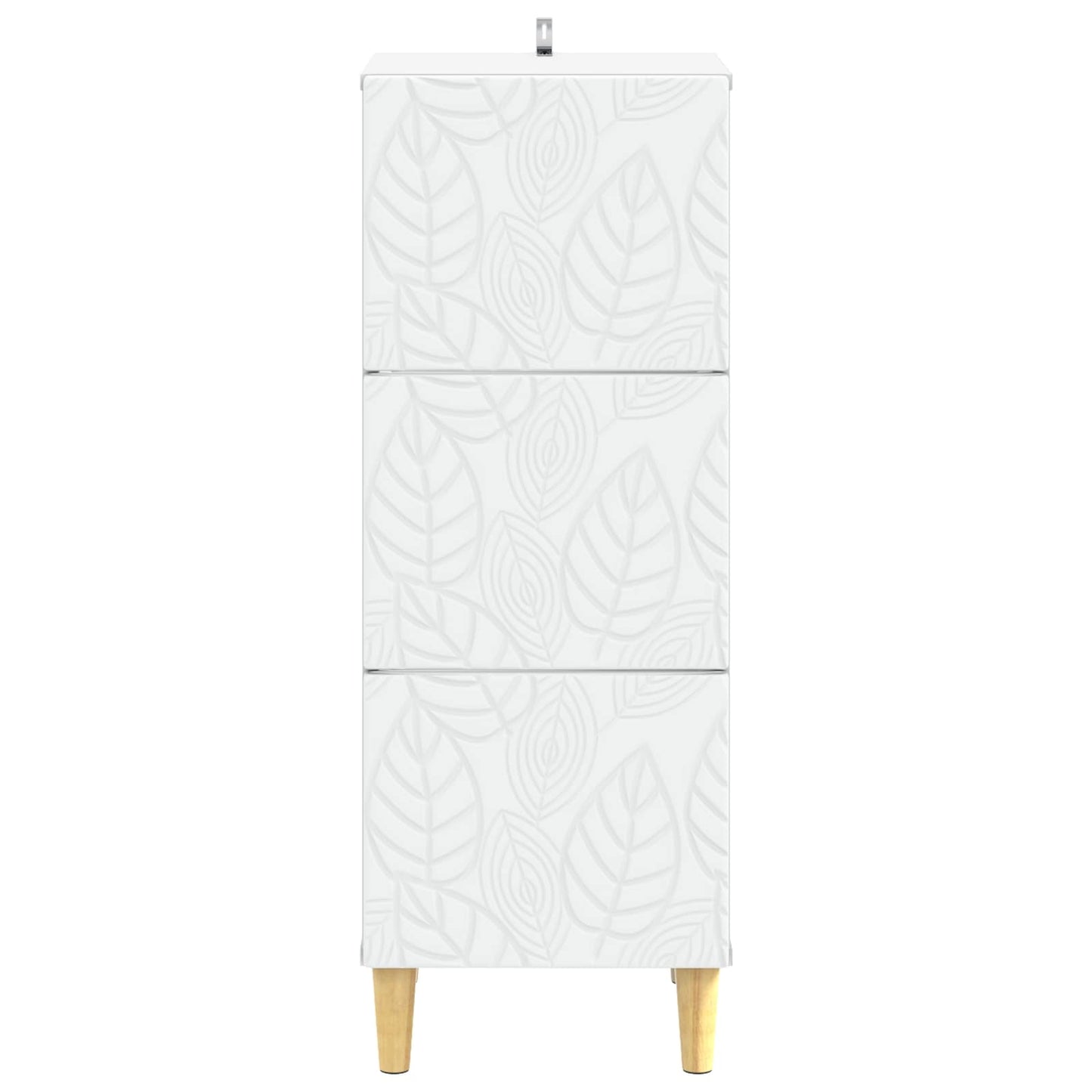Schubladenschrank 33 x 34,5 x 90 cm Holzwerkstoff Weiß