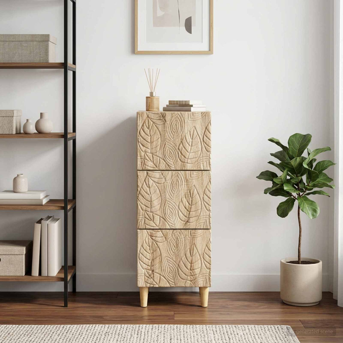 Schubladenschrank Sonoma-Eiche 33 x 34,5 x 90 cm Holzwerkstoff