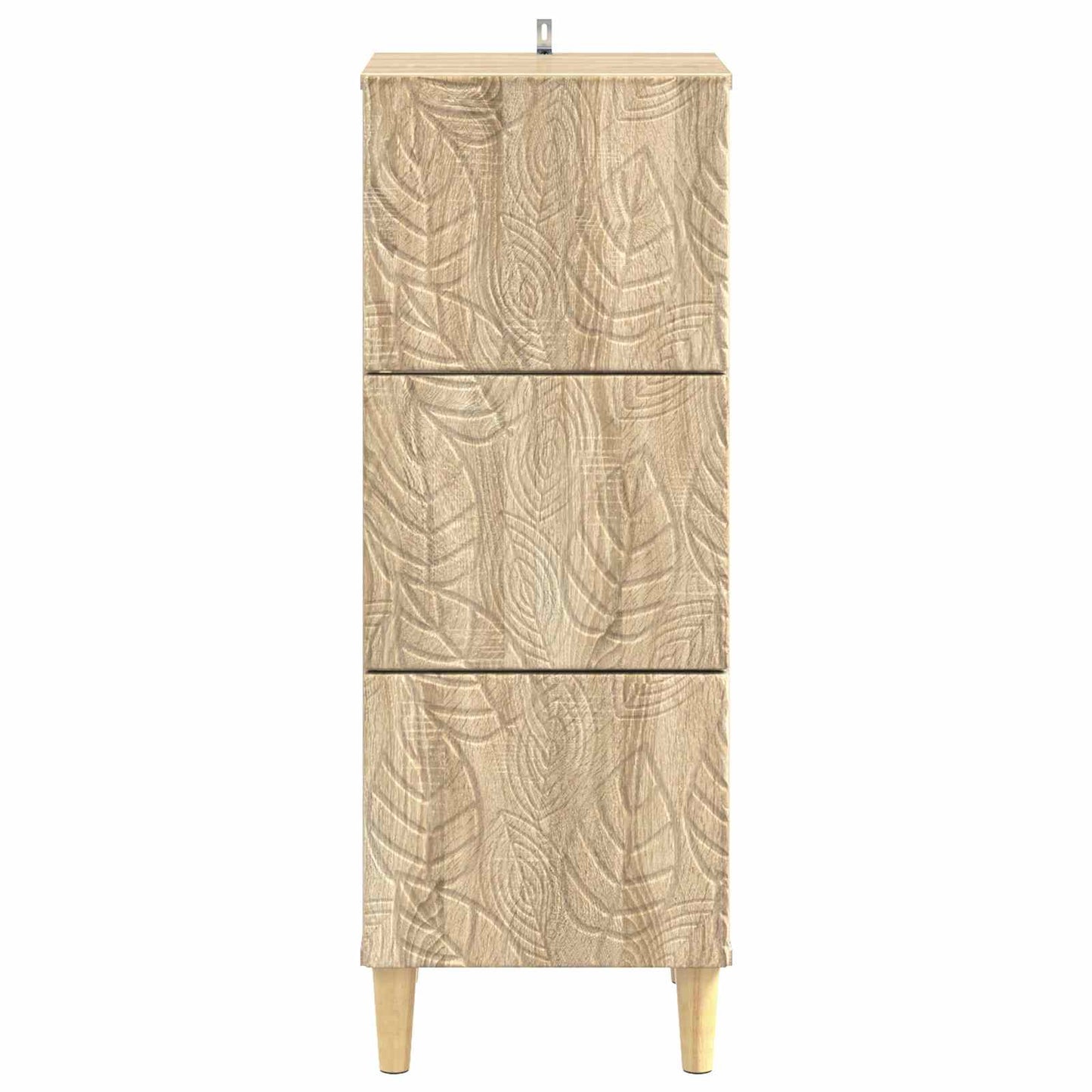 Schubladenschrank Sonoma-Eiche 33 x 34,5 x 90 cm Holzwerkstoff
