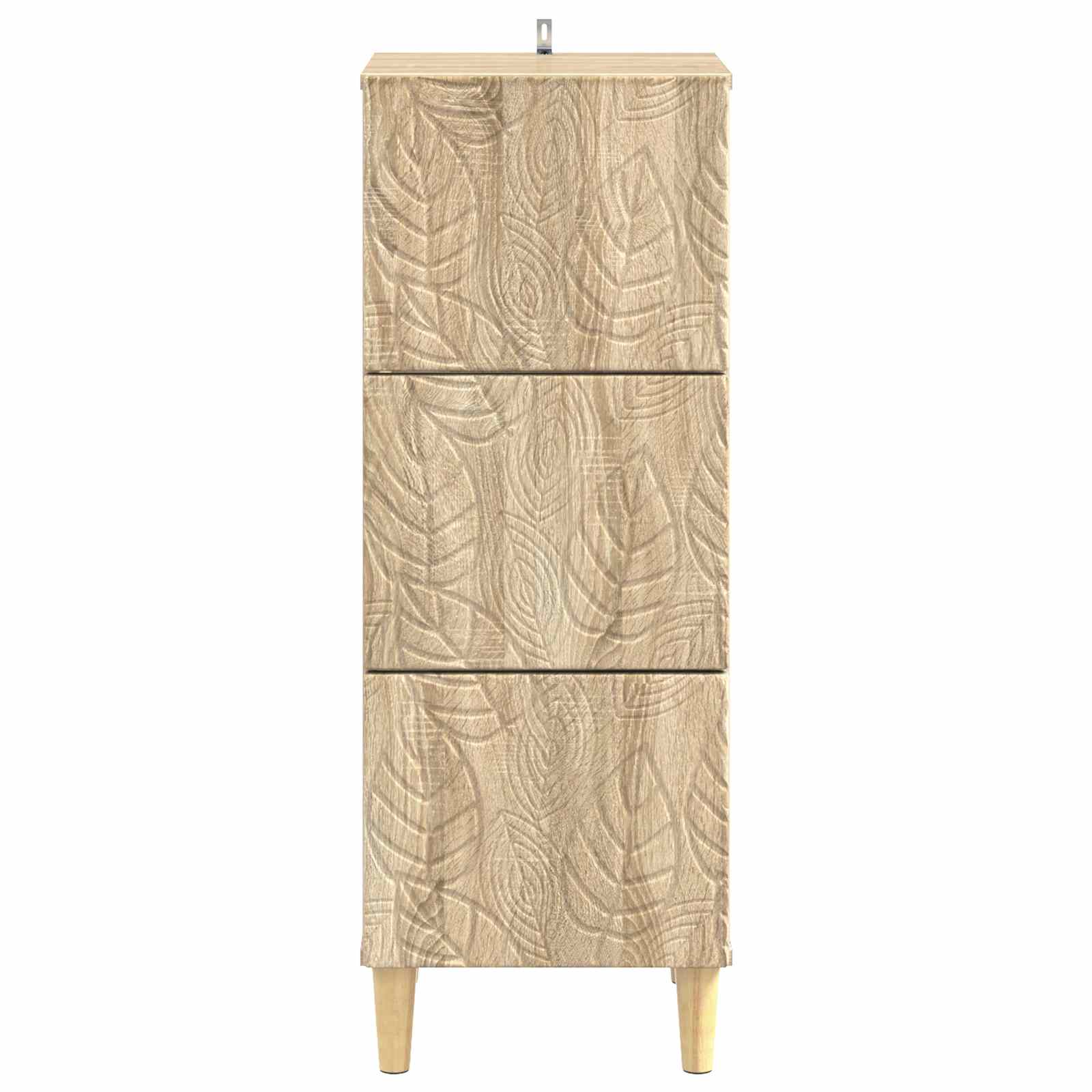 Schubladenschrank Sonoma-Eiche 33 x 34,5 x 90 cm Holzwerkstoff