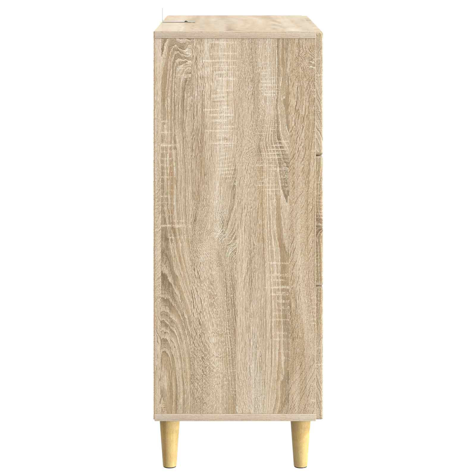 Schubladenschrank Sonoma-Eiche 33 x 34,5 x 90 cm Holzwerkstoff