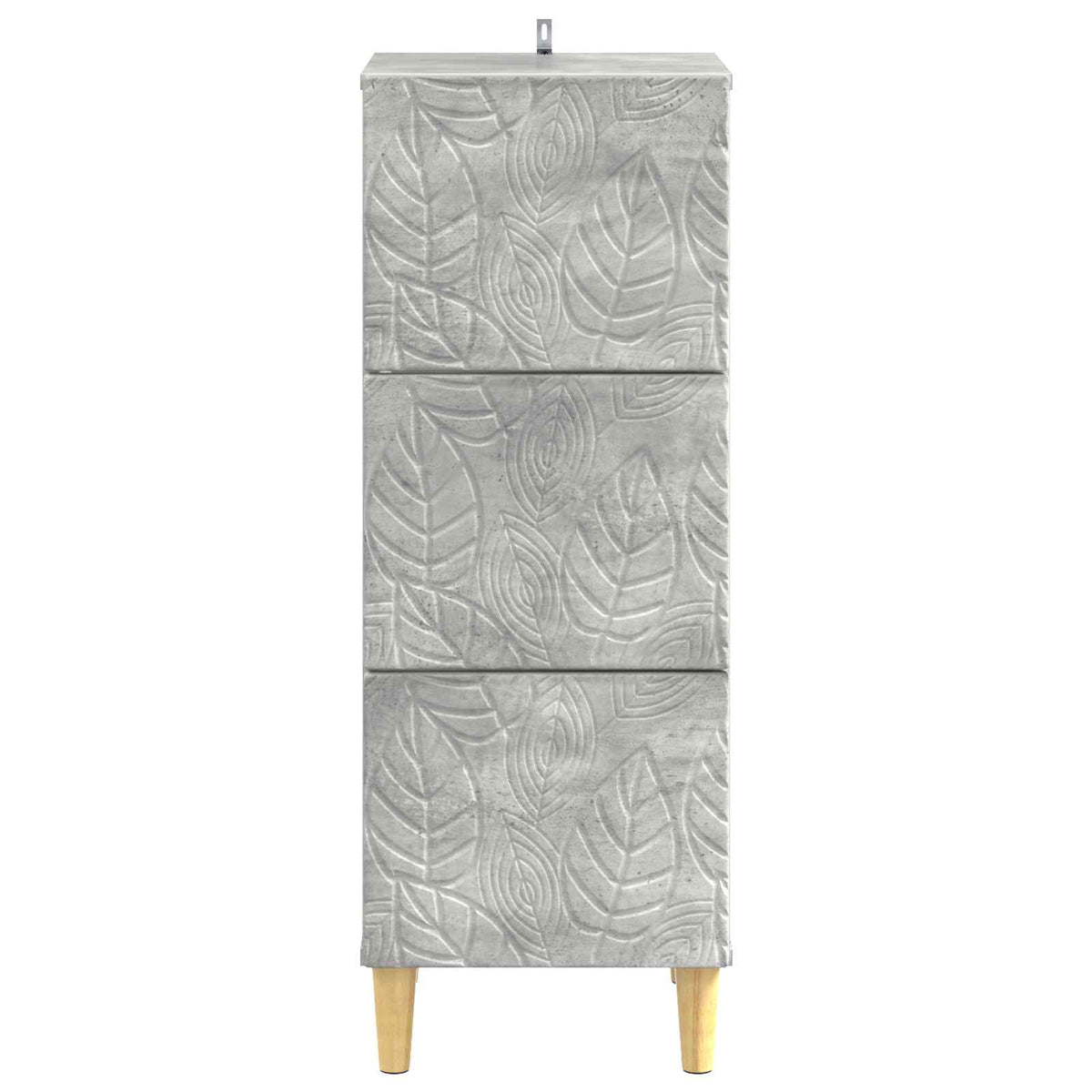 Schubladenschrank Betongrau 33 x 34,5 x 90 cm Holzwerkstoff