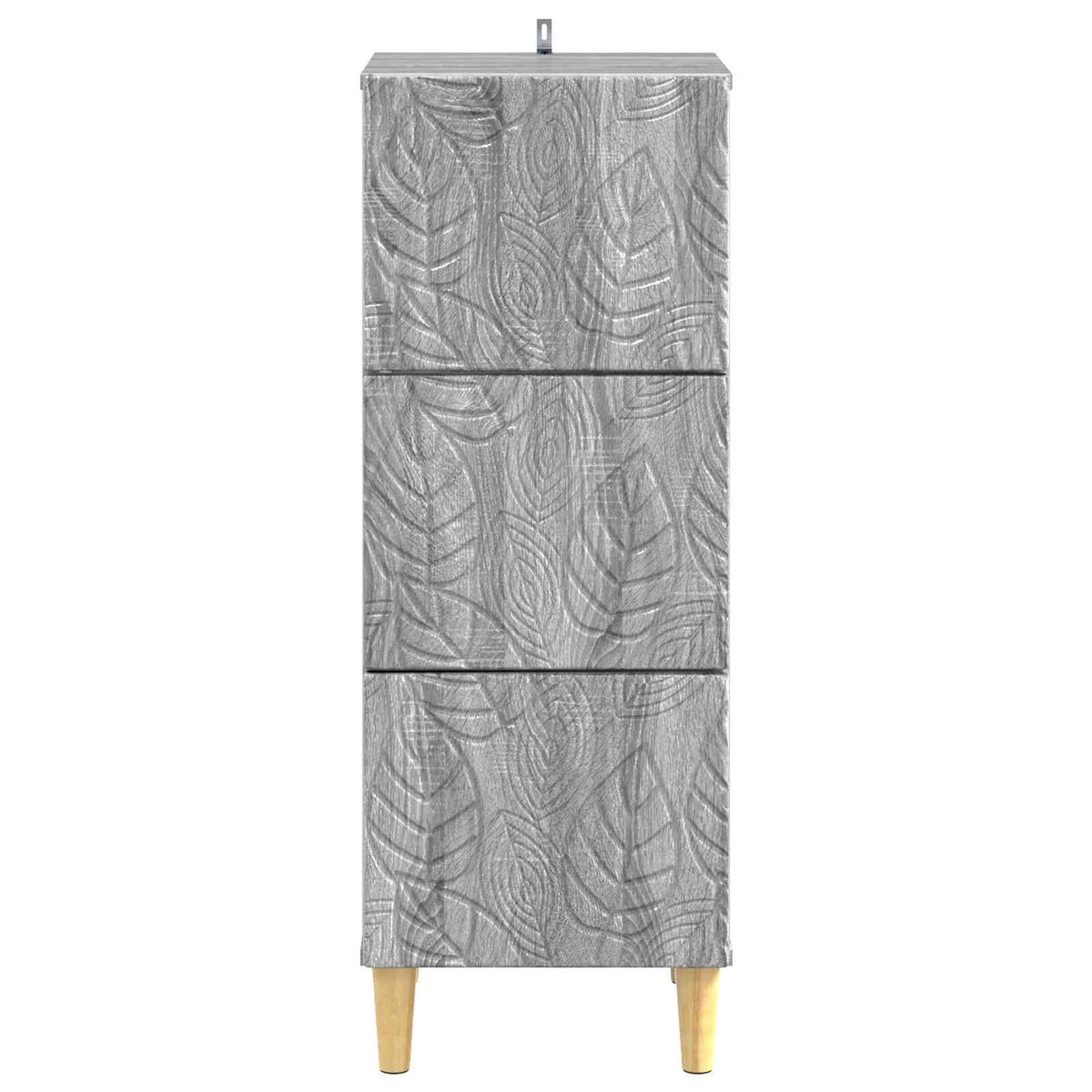 Schubladenschrank Grau Sonoma 33 x 34,5 x 90 cm Holzwerkstoff