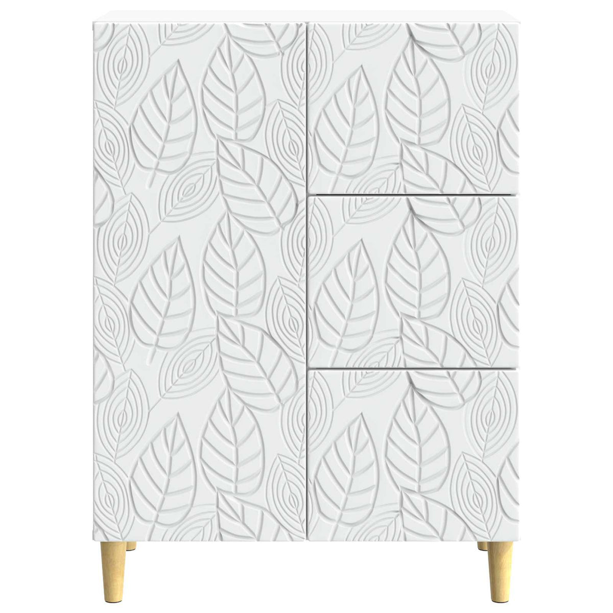 Sideboard Weiß 66 x 34,5 x 90 cm Holzwerkstoff