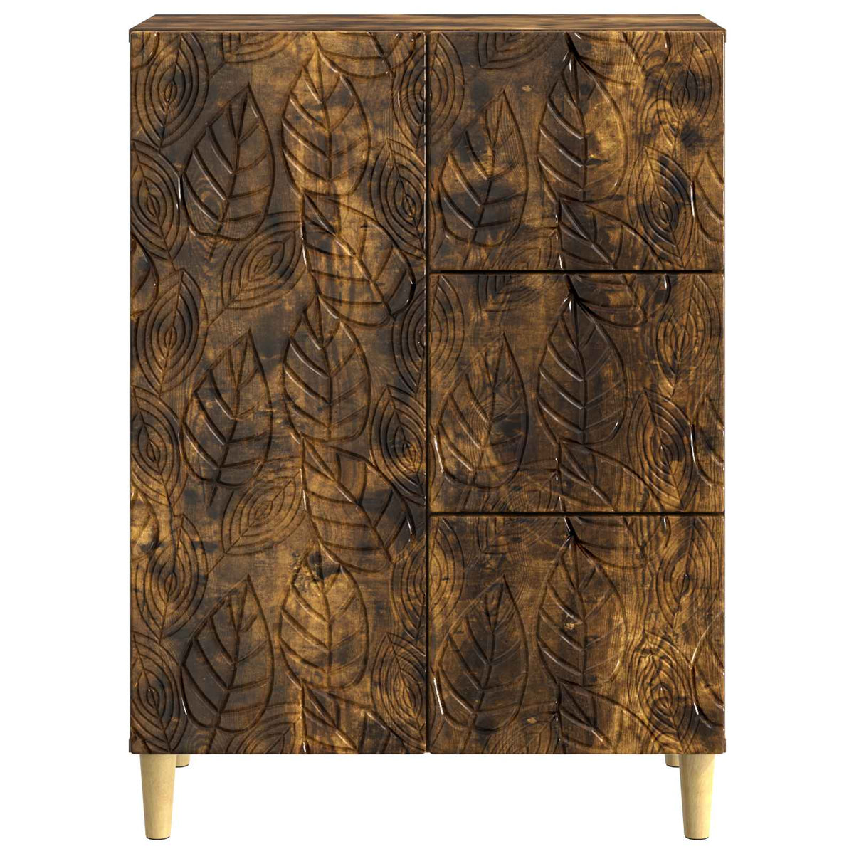 Sideboard Geräucherte Eiche 66 x 34,5 x 90 cm Holzwerkstoff