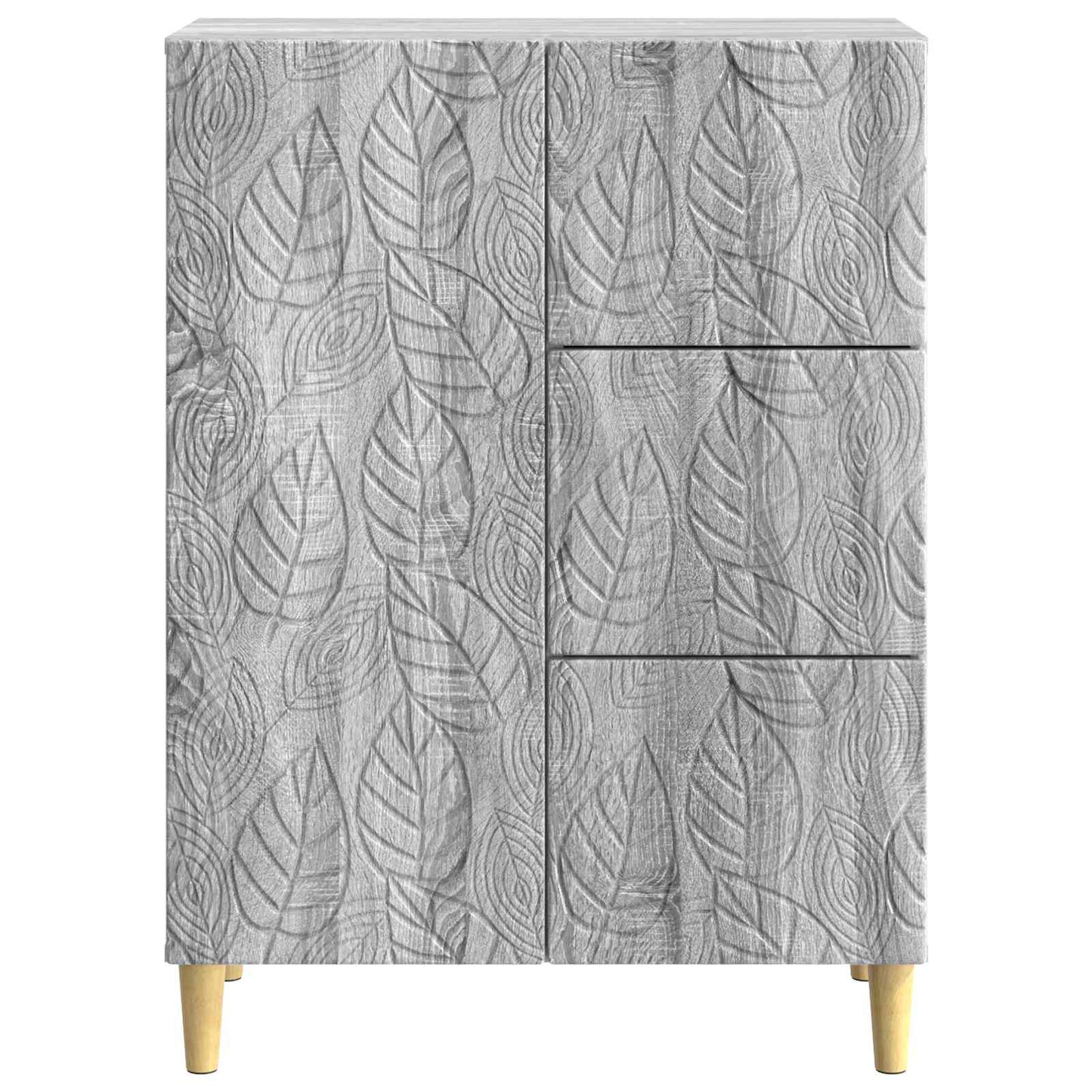 Sideboard Grau Sonoma 66 x 34,5 x 90 cm Holzwerkstoff
