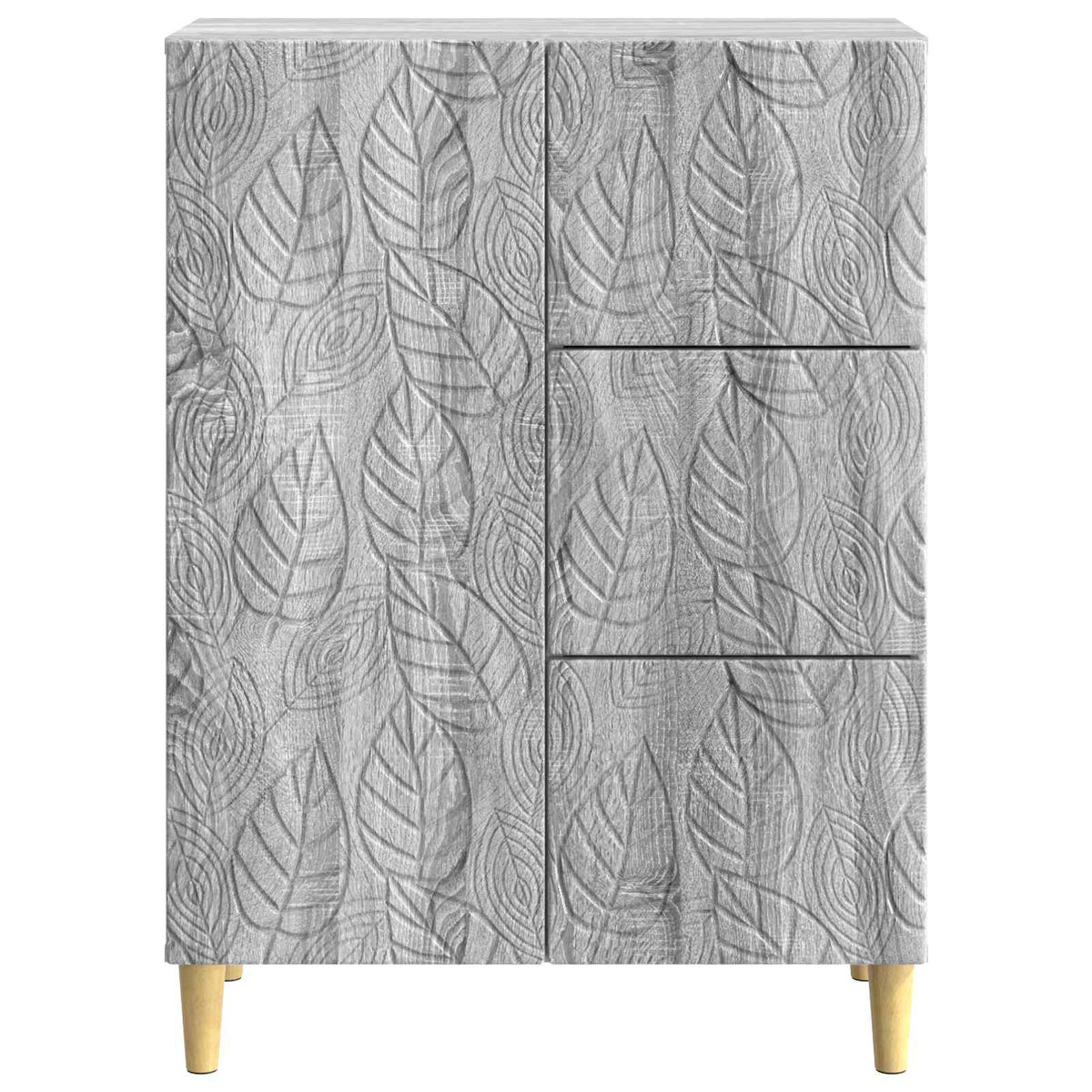 Sideboard Grau Sonoma 66 x 34,5 x 90 cm Holzwerkstoff