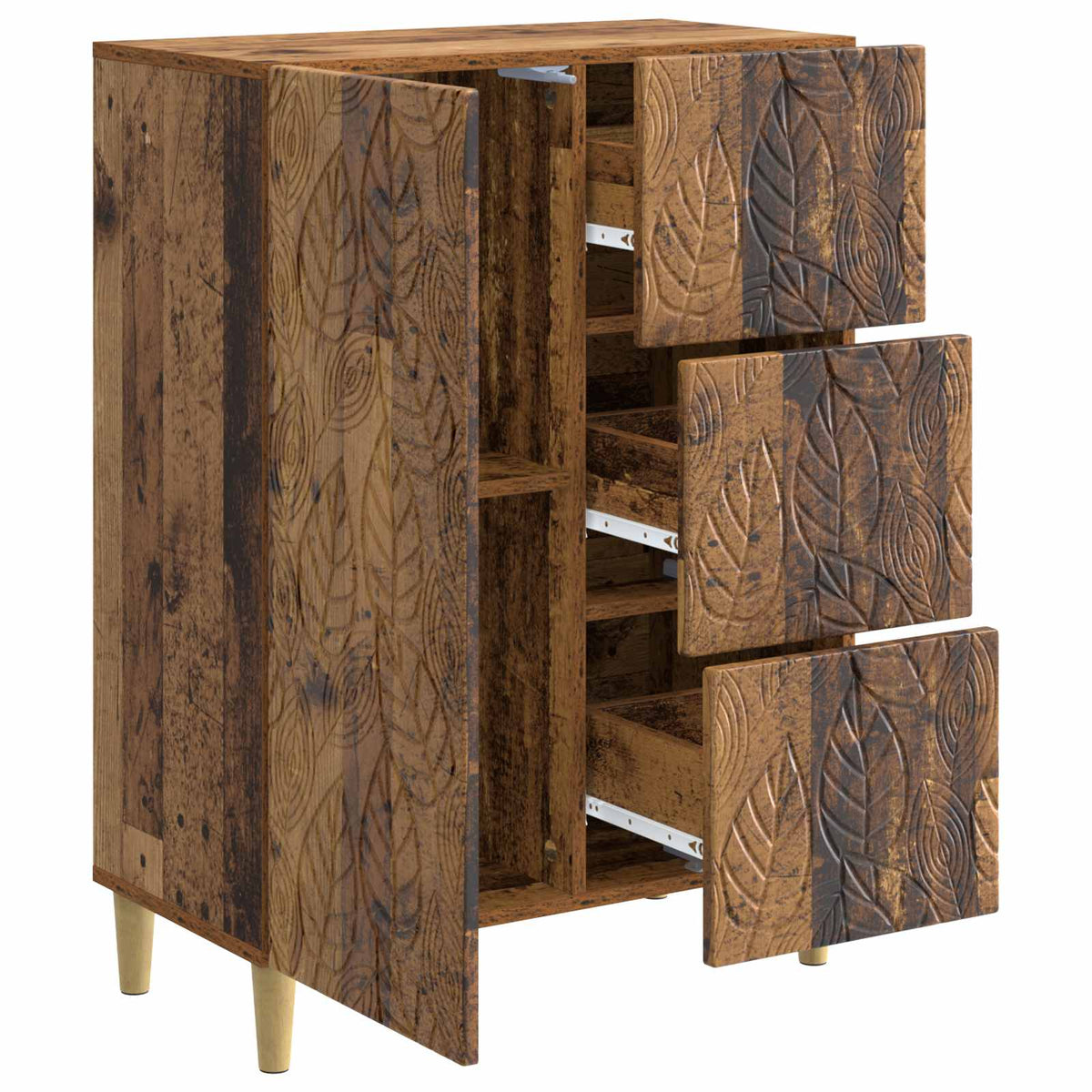 Sideboard Altholz 66 x 34,5 x 90 cm Holzwerkstoff