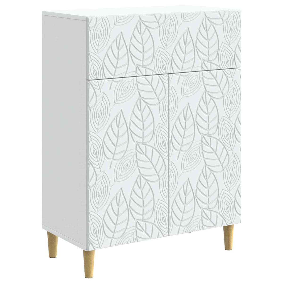 Sideboard Weiß 66 x 34,5 x 90 cm Holzwerkstoff