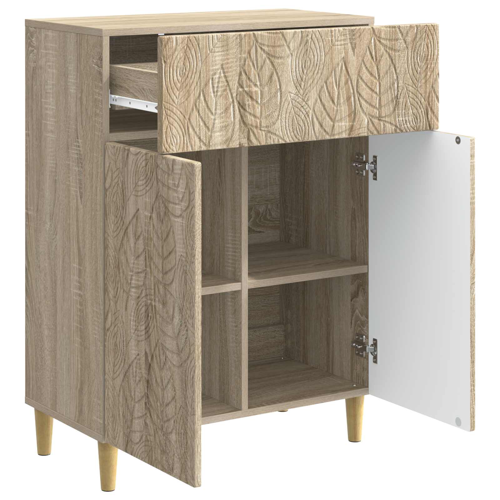 Sideboard Sonoma-Eiche 66 x 34,5 x 90 cm Holzwerkstoff