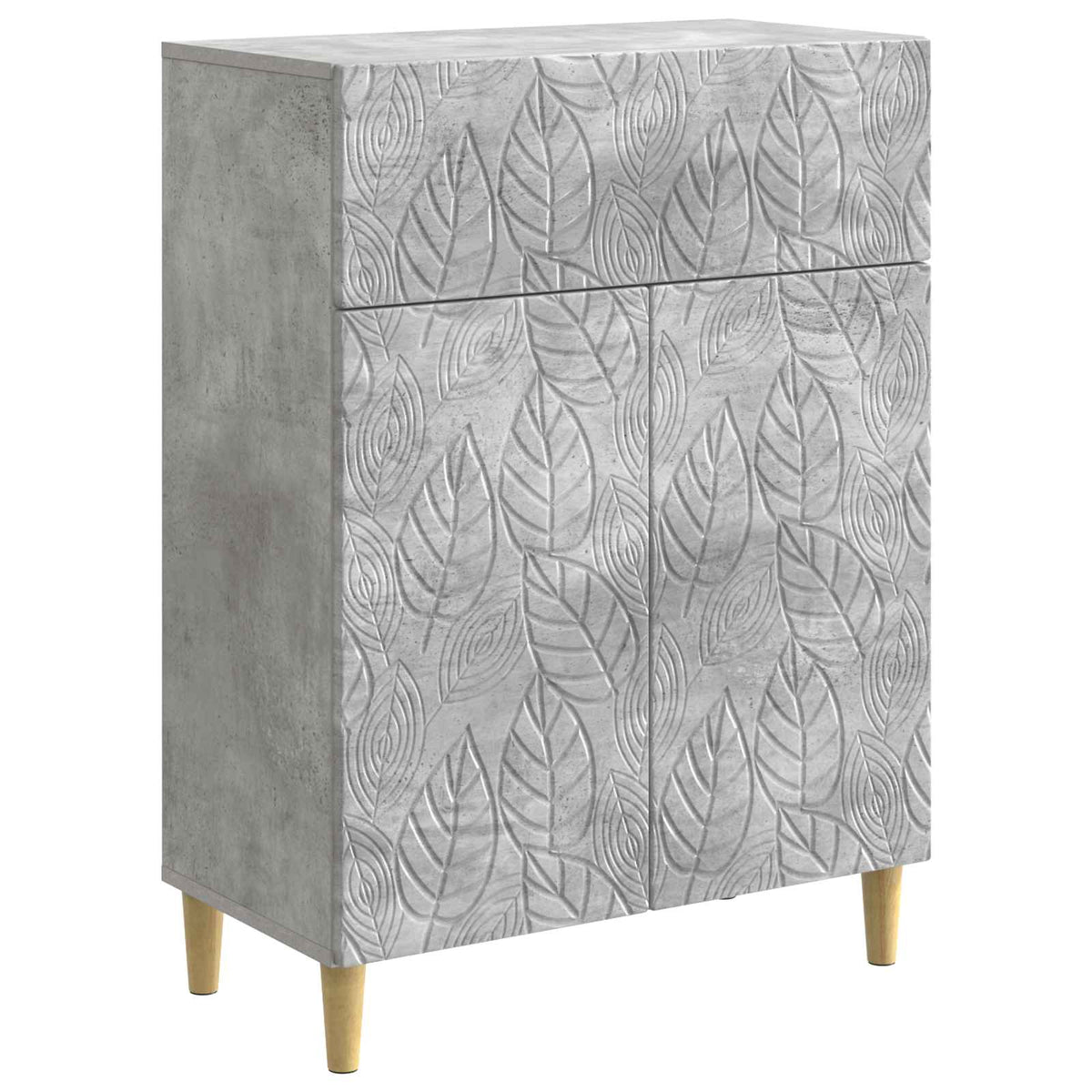 Sideboard Betongrau 66 x 34,5 x 90 cm Holzwerkstoff