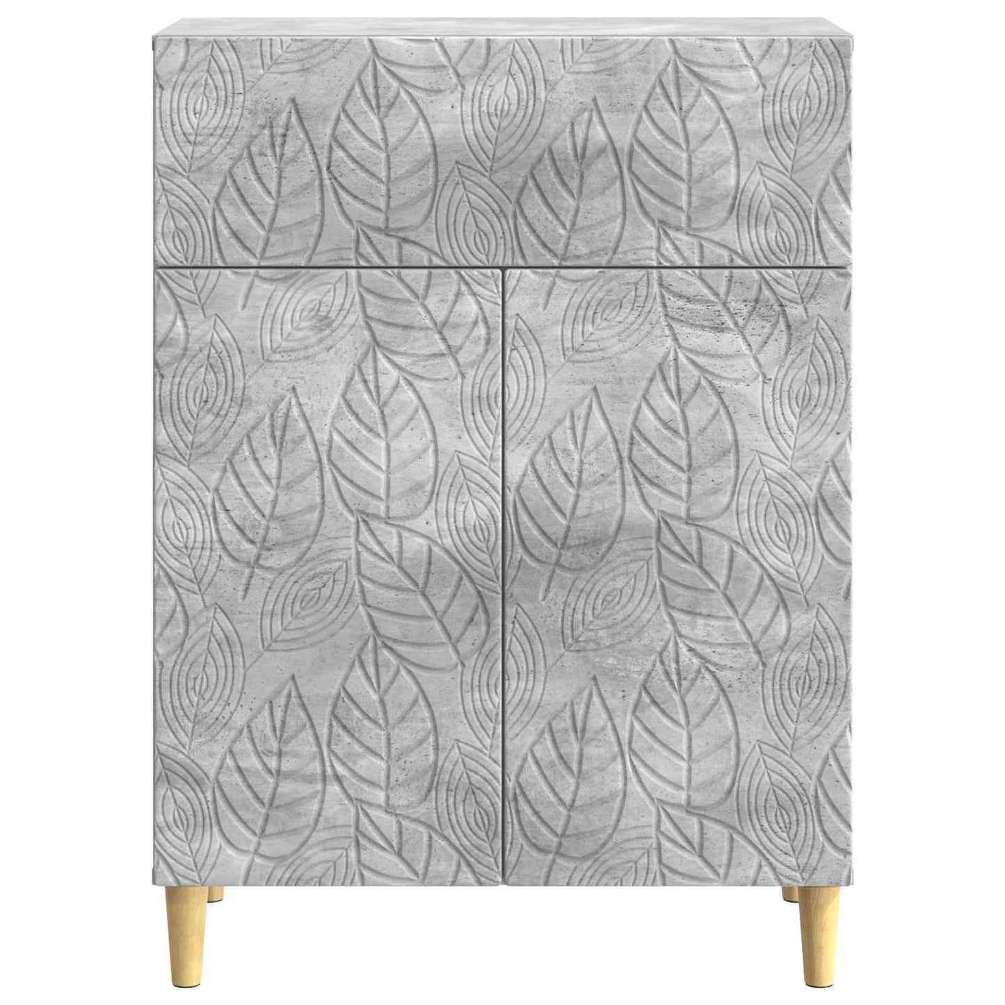 Sideboard Betongrau 66 x 34,5 x 90 cm Holzwerkstoff