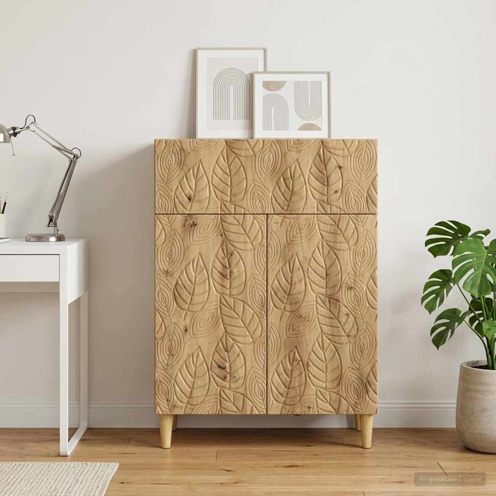 Sideboard Artisan-Eiche 66 x 34,5 x 90 cm Holzwerkstoff