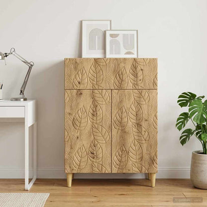 Sideboard Artisan-Eiche 66 x 34,5 x 90 cm Holzwerkstoff