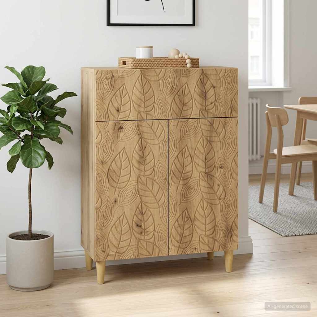 Sideboard Artisan-Eiche 66 x 34,5 x 90 cm Holzwerkstoff