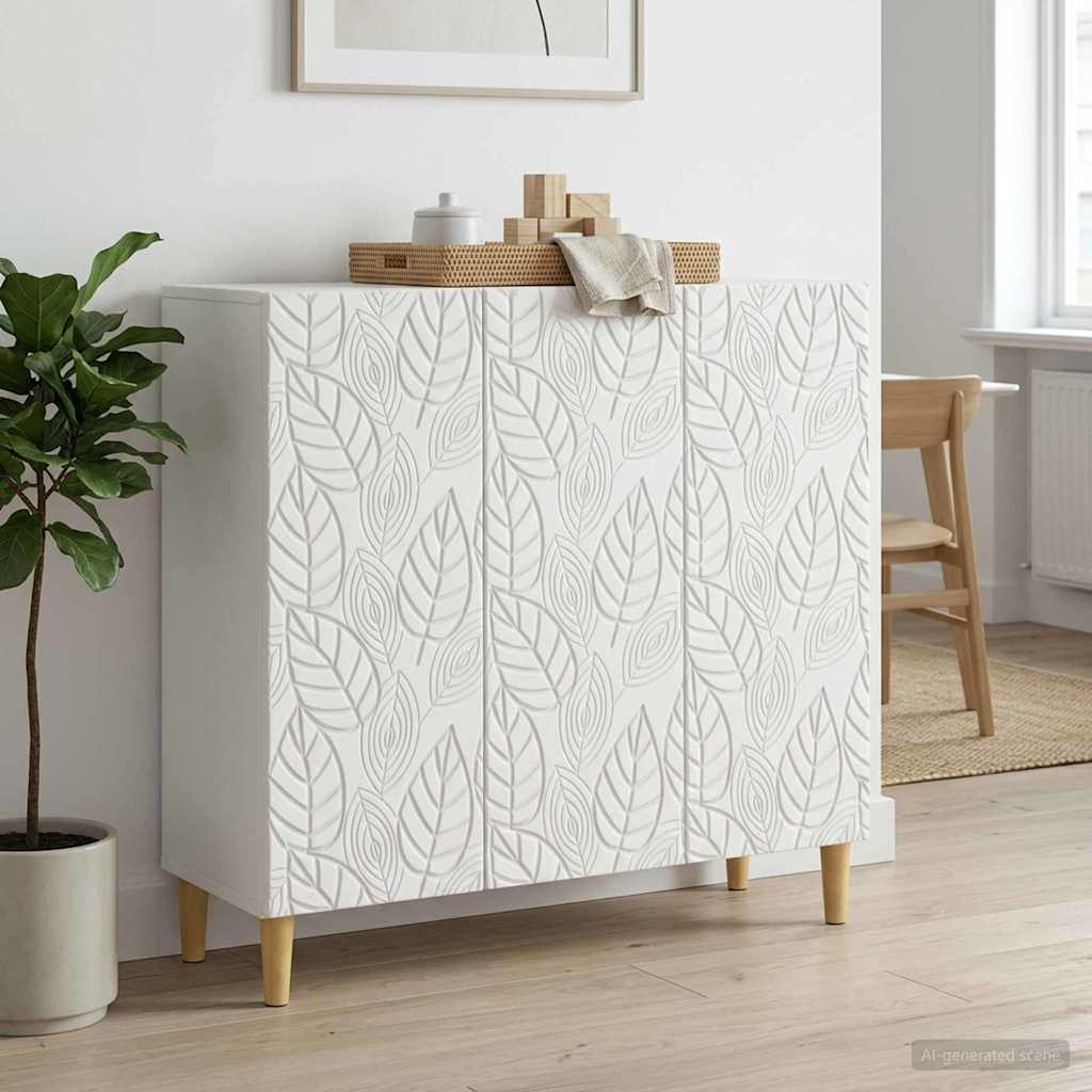 Sideboard Weiß 89 x 34,5 x 80 cm Holzwerkstoff