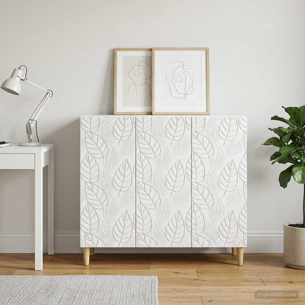 Sideboard Weiß 89 x 34,5 x 80 cm Holzwerkstoff