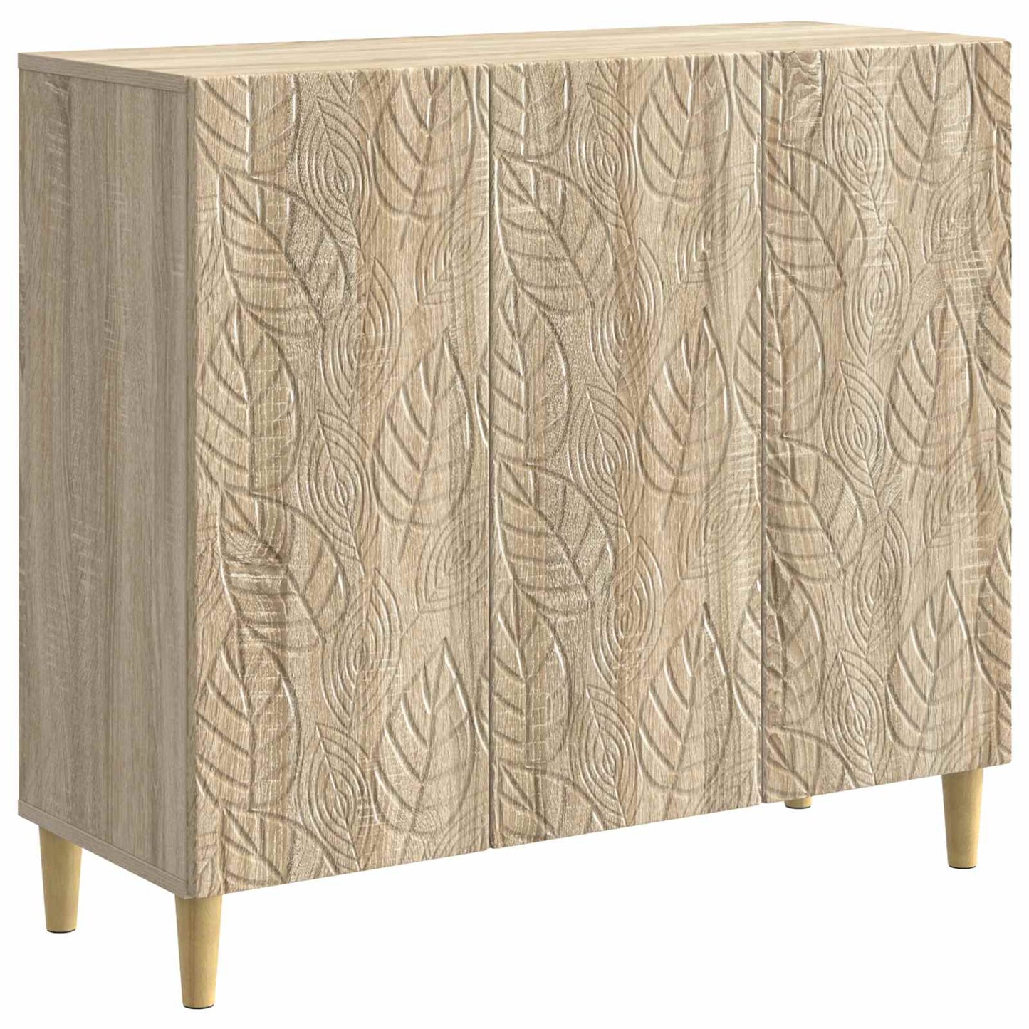 Sideboard Sonoma-Eiche 89 x 34,5 x 80 cm Holzwerkstoff