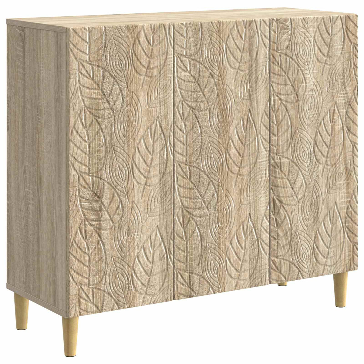 Sideboard Sonoma-Eiche 89 x 34,5 x 80 cm Holzwerkstoff
