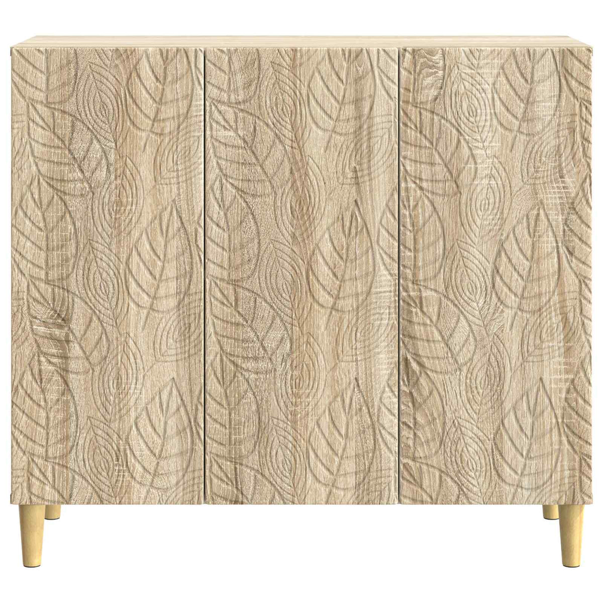 Sideboard Sonoma-Eiche 89 x 34,5 x 80 cm Holzwerkstoff
