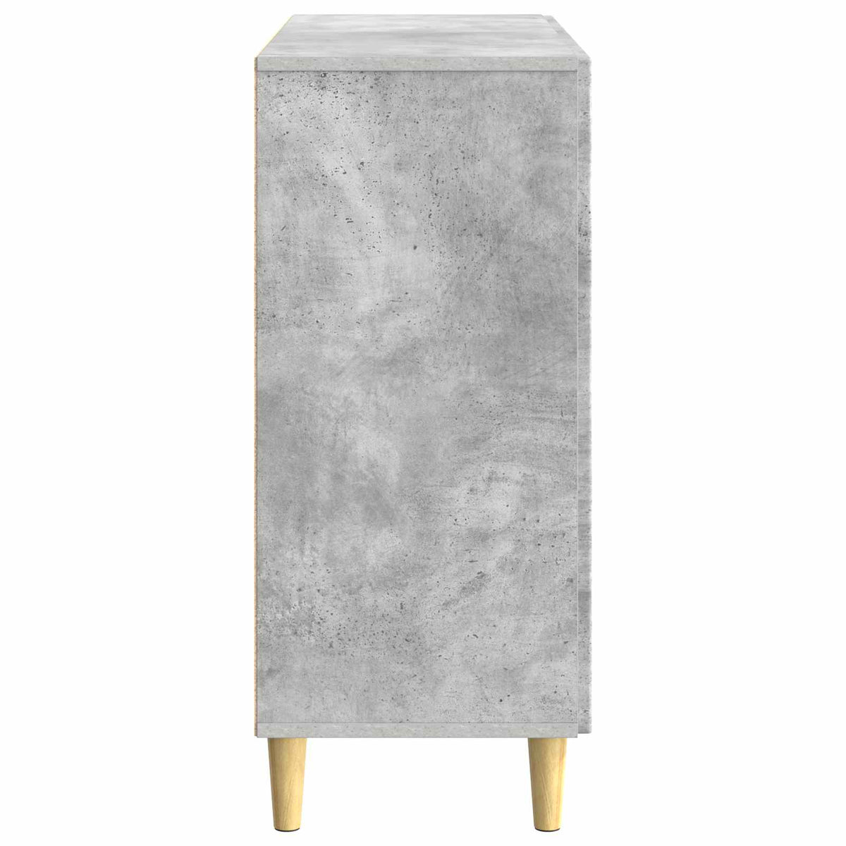 Sideboard Betongrau 89 x 34,5 x 80 cm Holzwerkstoff
