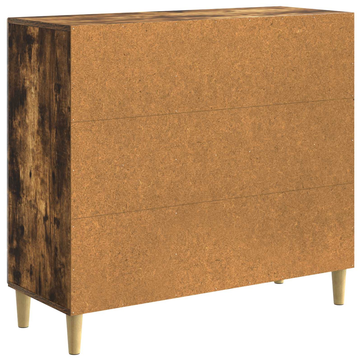 Sideboard Geräucherte Eiche 89 x 34,5 x 80 cm Holzwerkstoff