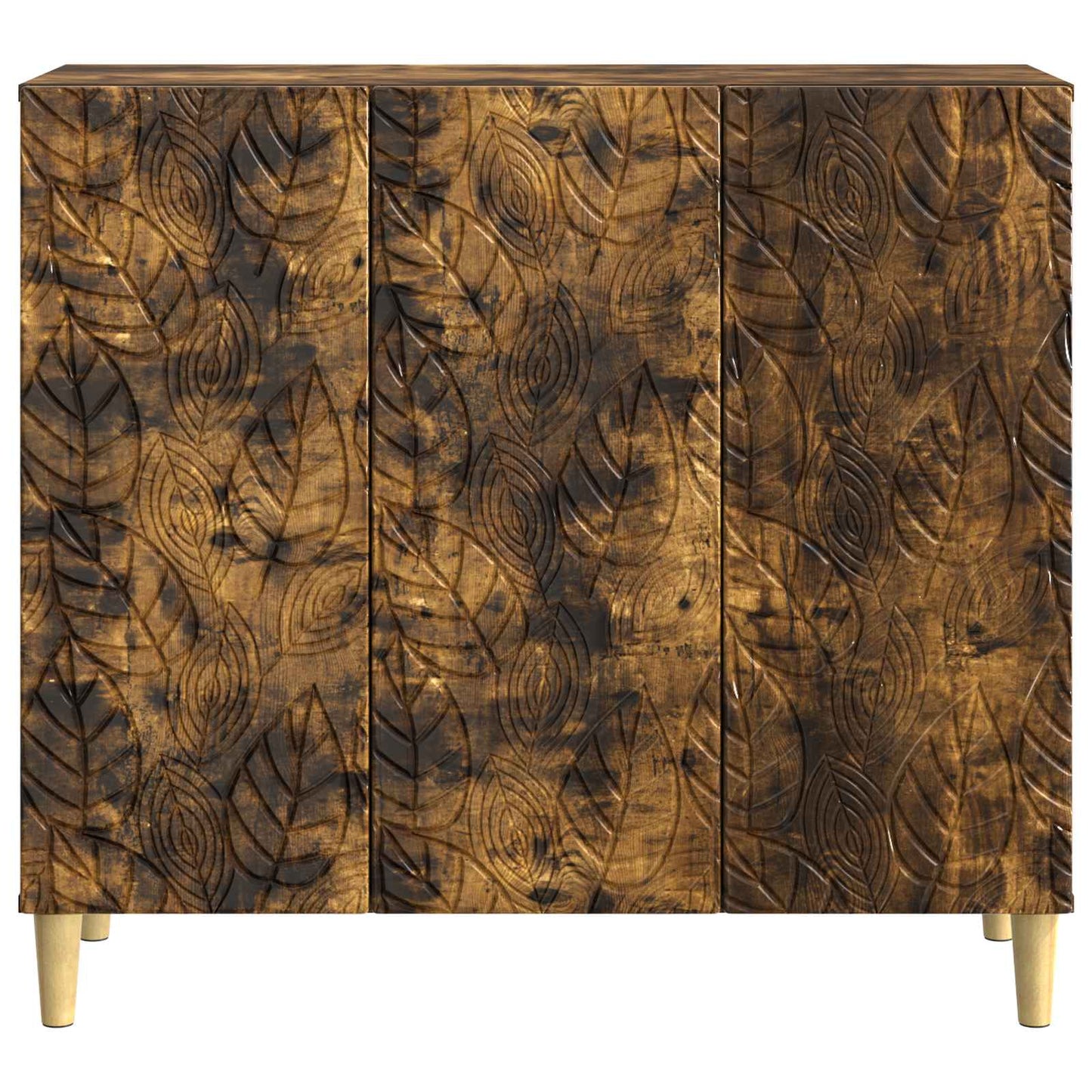 Sideboard Geräucherte Eiche 89 x 34,5 x 80 cm Holzwerkstoff