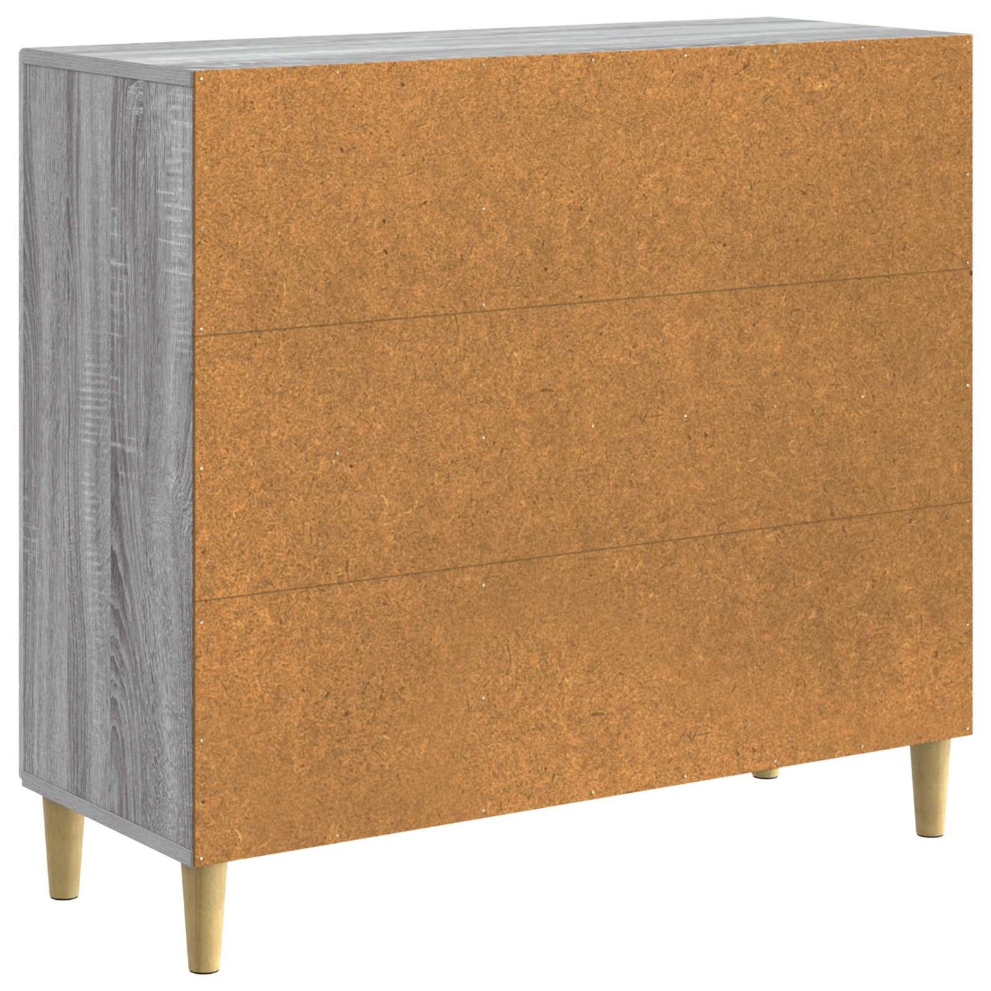 Sideboard Grau Sonoma 89 x 34,5 x 80 cm Holzwerkstoff