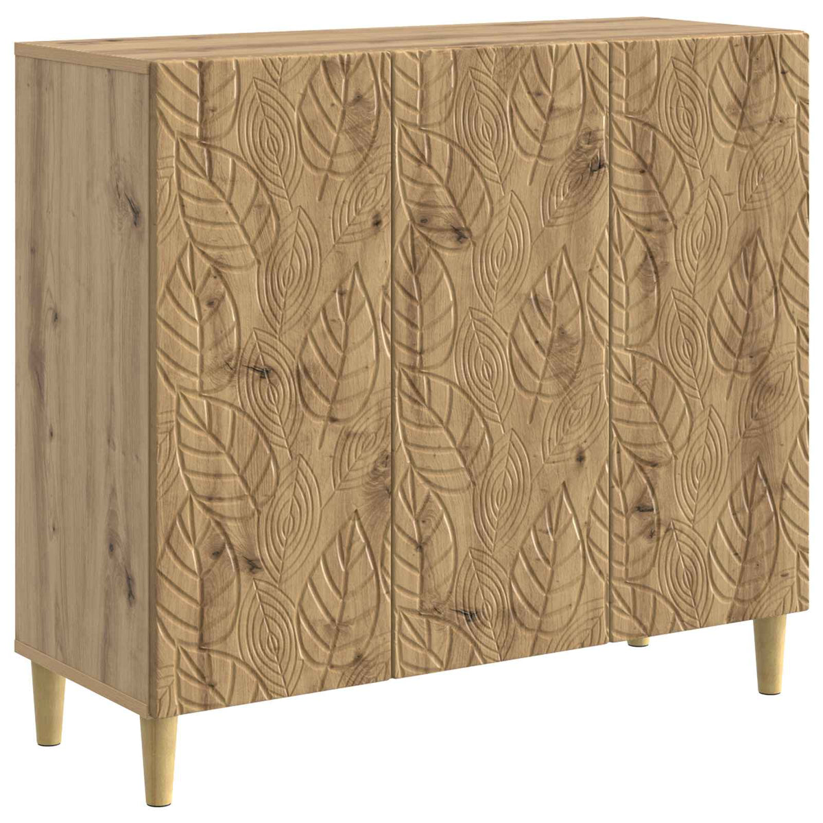 Sideboard Artisan-Eiche 89 x 34,5 x 80 cm Holzwerkstoff